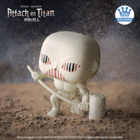 ATTACK ON TITAN: Super War Hammer Titan Glow Pop! Vinyl - FUNKO EXCLUSIVE