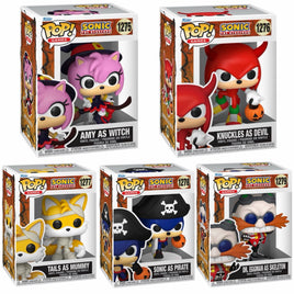PRE-ORDER - SONIC THE HEDGEHOG - HALLOWEEN POP! VINYL FIGURE - (BUNDLE SET OF 5)