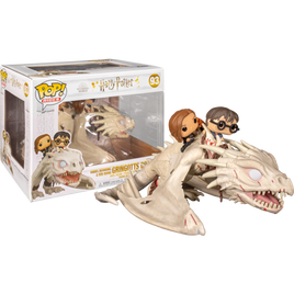 HARRY POTTER - Harry, Hermione & Ron with Gringott’s Dragon #93 Pop! Ride Vinyl