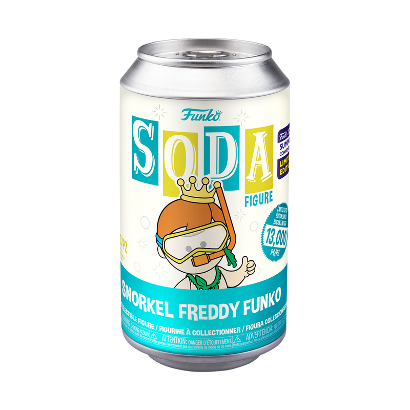 2023 SDCC - Vinyl SODA Snorkel Freddy Funko Pop! Vinyl Figure