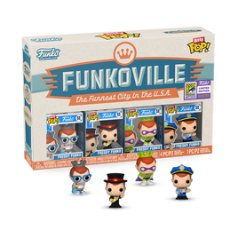 2023 SDCC - FREDDY Bitty Pop! Funkoville 4-Pack