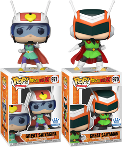 Dragon Ball Z - Great Saiyagirl & Great Saiyaman Pop! Vinyl Figure - Funko Exclusive