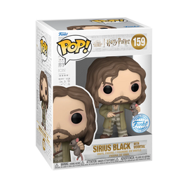 HARRY POTTER : Sirius Black avec Queudver Figurine Pop! en vinyle exclusive