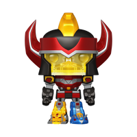 PRÉCOMMANDE - POWER RANGERS - Figurine Pop! en vinyle Bitty Bot Megazord avec Ranger rouge