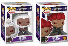 PRE-ORDER - STREET FIGHTER - AKUMA POP! VINYL FIGURE - EXCLUSIVE EDITION CHASE BUNDLE