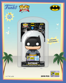 DC UNIVERSE - BATMAN POP! VINYL - 2025 SDCC - 2010 PCS LIMITED EDITION CLAMBSHELL - IMPORT