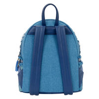PRE-ORDER - LOUNGEFLY - HARRY POTTER - HOGWARTS DENIM MINI BACKPACK BAG