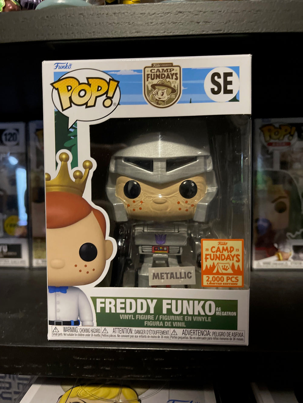 Fundays 2023 Freddy as Megatron Metallic 2000PC
