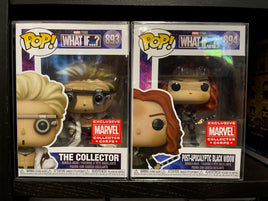 MARVEL: What If? The Collector & Black Widow Pop! Vinyl - Collector Corps Edition Bundle