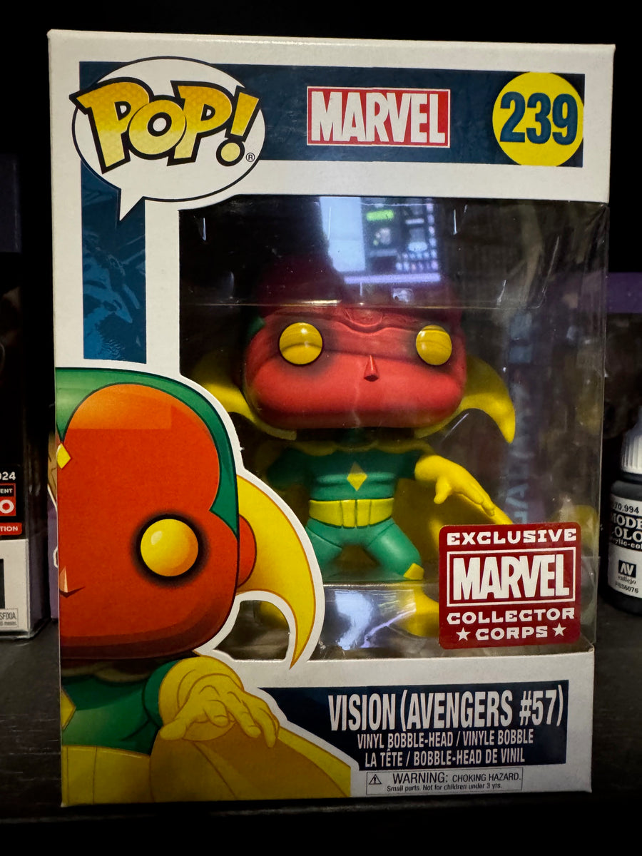 MARVEL STUDIOS - VISION POP! VINYL - COLLECTOR CORPS EDITION| Rogue ...