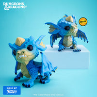 DUNGEONS & DRAGONS - BLUE DRAGON WYRMLING POP! VINYL - OFFICIAL FUNKO EXCLUSIVE - CHASE BUNDLE - Rogue Online Pty Ltd