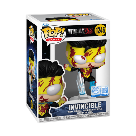 PRE-ORDER - INVINCIBLE VS - INVINCIBLE (FLYING KICK) POP! VINYL - OFFICIAL FUNKO EXCLUSIVE EDITION - Rogue Online Pty Ltd