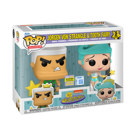 FAIRLY ODD PARENTS - JORGEN VON STRANGLE & TOOTH FAIRY POP! VINYL - 2025 SDCC (2-PACK) - IMPORT