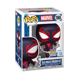 MARVEL - MILES MORALES (VIBRANIUM SUIT) POP! VINYL - FUNKO WINTER CON EXCLUSIVE - IMPORT