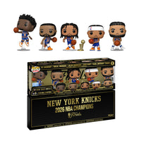 PRE-ORDER - NEW YORK KNICKS 2026 NBA FINALS CHAMPIONS 5-PACK POP! VINYL - LIMITED EDITION - FANATICS EXCLUSIVE