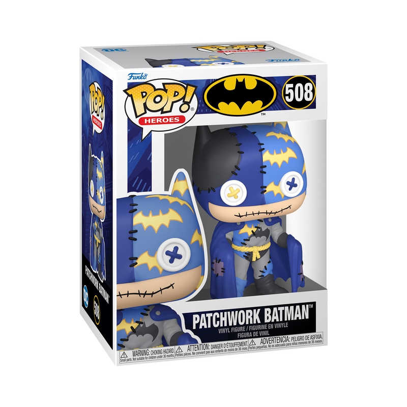 BATMAN: Patchwork Batman Pop! Vinyl Figure| Rogue Online Pty Ltd 