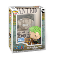 ONE PIECE - RORONOA ZORO (WANTED) POSTER POP! VINYL - OFFICIAL FUNKO EXCLUSIVE