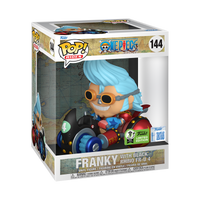PRE-ORDER - ECCC 2026 - ONE PIECE - FRANKY WITH BLACK RHINO POP! VINYL - RIDES DELUXE EXCLUSIVE