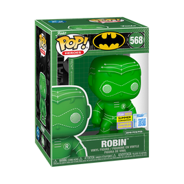 DC UNIVERSE - ROBIN (GREEN BLUEPRINT DECO) POP! VINYL - 2025 SDCC - 2010 PCS LIMITED EDITION - IMPORT