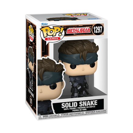 PRE-ORDER - METAL GEAR SOLID: SOLID SNAKE POP! VINYL - EXCLUSIVE EDITION - Rogue Online Pty Ltd
