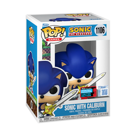 SONIC THE HEDGEHOG - SONIC WITH CALIBURN POP! VINYL - 2025 NYCC