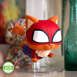 PRE-ORDER - MARVEL - SPIDER-CAT (FLOCKED) POP! VINYL - 5000PCS LIMITED EDITION EXCLUSIVE