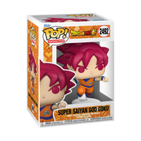ONE PIECE - DRAGON BALL SUPER - SUPER SAIYAN GOD GOKU #2492 POP! VINYL FIGURE
