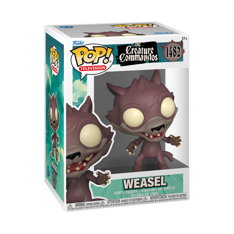 DC CREATURE COMMANDOS - Weasel #1482 Pop! Vinyl Figure| Rogue