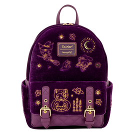 LOUNGEFLY - SANRIO - HELLO KITTY & FRIENDS VELVET MINI BACKPACK - LOUNGFLY HALLOWEEN COSTUME EXCLUSIVE LIMITED EDITION