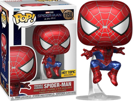 Spider-Man No Way Home - Friendly Neighborhood Spider-Man Metallic Pop! Vinyl - HOT TOPIC EXCLUSIVE