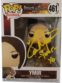 Attack On Titan: YMIR Pop! Vinyl SIGNED by ELIZABETH MAXWELL - JSA CERTIFIED