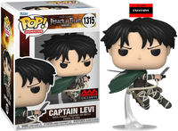 ATTACK ON TITAN: Captain Levi Pop! Vinyl - AAA EXCLUSIVE