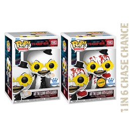 Art the Clown with Glasses Pop! Vinyl - FUNKO EXCLUSIVE 1 IN 6 CHASE CHANCE