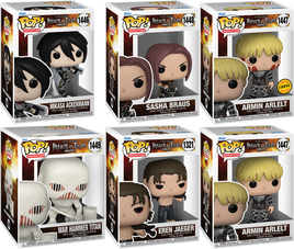 ATTACK ON TITAN: Collection Pop! Vinyl (Set of 6) - CHASE BUNDLE