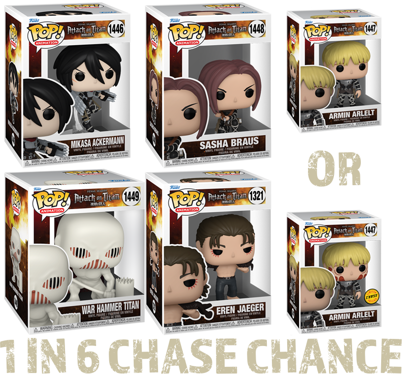 Attack On Titan - Season 5: Armin Arlert w/Chase POP! Vinyl - Funko Pop