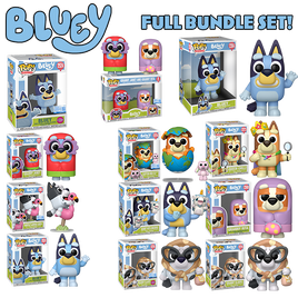 PRE-ORDER - BLUEY - FOR REAL LIFE POP! VINYL - FULL COLLECTION BUNDLE (SET of 12)