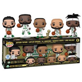 Boston Celtics 2024 NBA Champions 5-Pack LIMITED EDITION - FUNKO EXCLUSIVE
