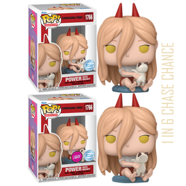 Chainsaw Man - Power with Meowy Exclusive Pop! Vinyl Figure - 1 IN 6 CHASE CHANCE