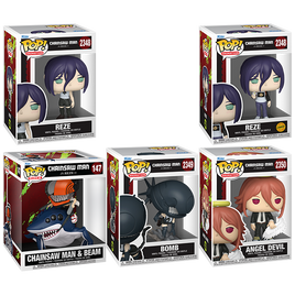 PRE-ORDER - CHAINSAW MAN: THE MOVIE - REZE ARC POP! VINYL FIGURE - CHASE BUNDLE (SET OF 5)