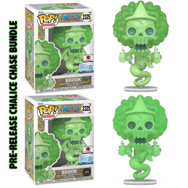 PRE-ORDER - ONE PIECE - BROOK (GHOST) POP! VINYL - CHALICE CHASE BUNDLE - PRE-RELEASE EDITION