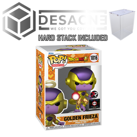 DRAGON BALL SUPER - Golden Frieza Pop! Vinyl - CHALICE EXCLUSIVE PRE-RELEASE EDITION  + DESACNE HARD STACK