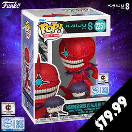 PRE-ORDER - KAIJU NO.8 - SEASON 2: SOSHIRO VS KAIJU NO.10 POP! VINYL - PRE-RELEASE CHALICE EXCLUSIVE EDITION