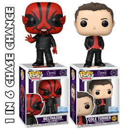 PRE-ORDER - CHARMED - COLE TURNER & BELTHAZOR POP! VINYL - OFFICIAL FUNKO EXCLUSIVE - 1 IN 6 CHASE CHANCE