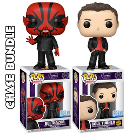 PRE-ORDER - CHARMED - COLE TURNER & BELTHAZOR POP! VINYL - OFFICIAL FUNKO EXCLUSIVE CHASE BUNDLE