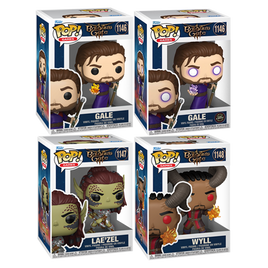 PRE-ORDER - BALDUR'S GATE 3 - COMPANIONS POP! VINYL FIGURE - BUNDLE (SET OF 4) - CHASE BUNDLE