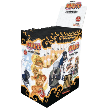 PRE-ORDER - Naruto Mythos TCG – Shinobi Shiren (1st Edition) Booster (Display of 24) - Rogue Online Pty Ltd