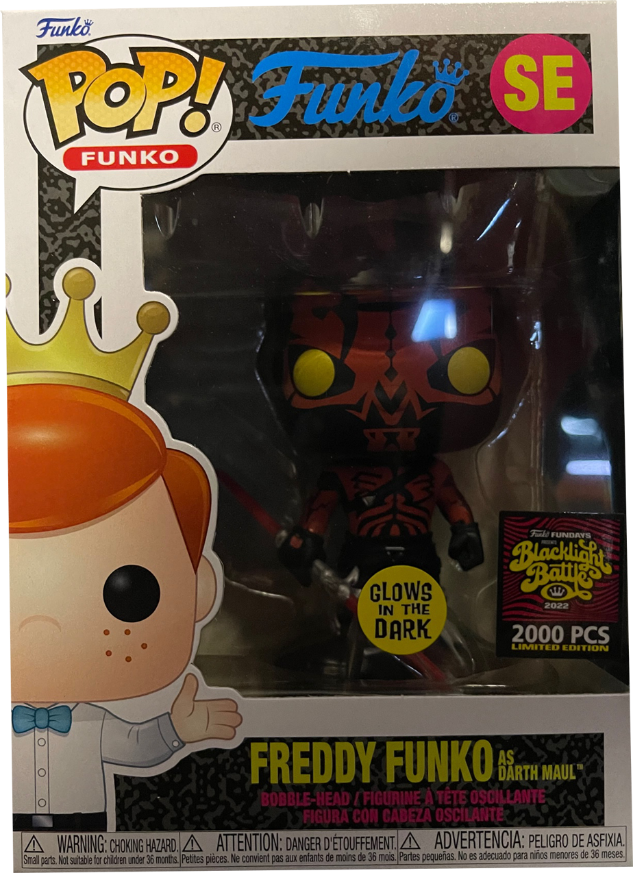 Freddy as Darth Maul Glow Pop! Vinyl 2000PC Limited Edition- SDC22 EXCLUSIVE