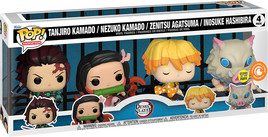 VORBESTELLUNG – DEMON SLAYER – Kimetsu No Yaiba Glow Pop! Vinyl 4er-Pack – EXKLUSIV BEI CRUNCHYROLL