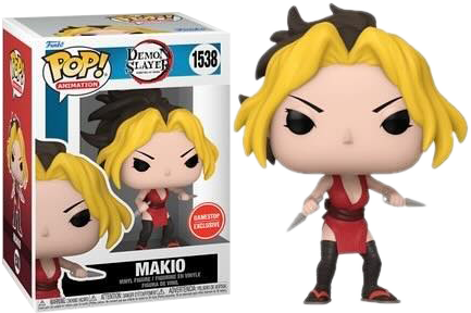 Makio DEMON SLAYER: Makio Pop! Vinyl Figure - GAMESTOP EXCLUSIVE