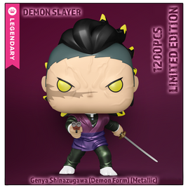 PRE-ORDER - DEMON SLAYER - Genya Shinazugawa (Demon Form) (Metallic) Pop! Vinyl - OFFICIAL FUNKO EXCLUSIVE 1200PCS LIMITED EDITION